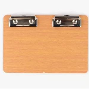 가로형 우드 클립보드 메모판 종이 서류 받침대 우드 클립보드 서류철 서류 결재