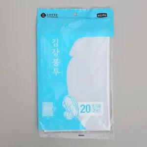 이라이프 김장봉투 2매입 특대형 20포기 72x105cm 김장봉투 김장비닐 김치비닐봉투 포장비닐