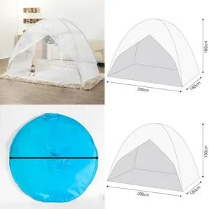 양문 원터치 모기장 3인용 바닥일체 모기장텐트 거실 원터치모기장 침대모기장