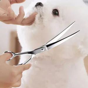애완동물 셀프미용 가위 3종 세트 안전 커팅 숱가위