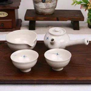 도자기술잔 차세트 다기잔 다기다도세트 2P 녹차다기