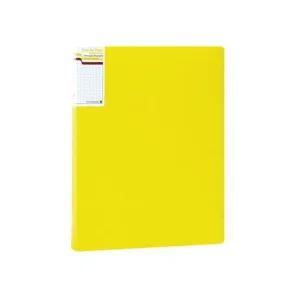 4500 A4 컬러풀웨이브C F 40P  라임) 서류 정리 투명화일 40매 서류철 70397