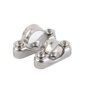 1Pcs 알루미늄 합금/304 스테인레스 스틸 오프 월 코드 하드웨어 패스너 16mm-50mm 안장 카드 나사 파이프