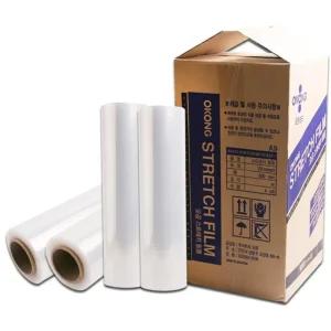가구 파렛트 포장용 두꺼운 오공 공업용랩 4롤 1박스 수동랩핑기용 스트레치필름