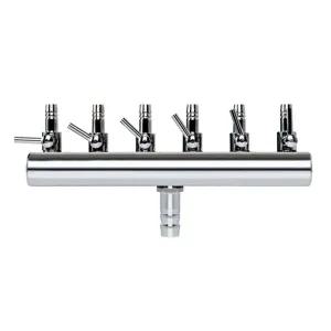 어항산소공급기 6구 분배기 분지 에어 조절기 분배기