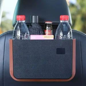와이드업 헤드레스트 수납포켓차량용 휴지통 차량용 휴지통 다용도 수납