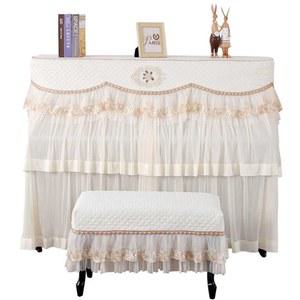 피아노덮개 먼지 커버 피아노 인테리어 덮개 세트