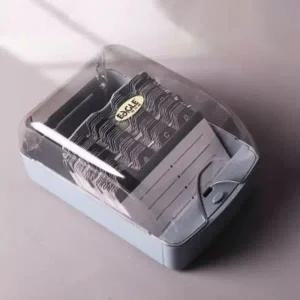 버튼형인덱스명함박스(350장)블루그린명함정리함