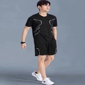 반팔 트레이닝 세트 반바지 남자 스포츠 헬스 운동