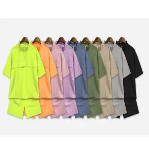 세트 예쁜 남자 아노락 반팔 여름 반바지 시원한