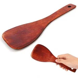 참나무 원목 주걱 나무 뒤집개 계란말이 볶음 요리 볶음스푼