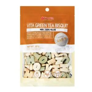 애니펫 비타 그린티 비스켓 (100g) 애니펫 비타 그린티 비스켓 비스킷 스낵 강아지 간식 반려동물