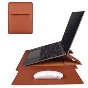 [제이큐]PU가죽 커버 거치대 노트북 파우치 15inM