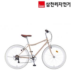 2025 삼천리 레스포 26 아레스 스틸 7단 클래식 출퇴근 생활용 하이브리드자전거