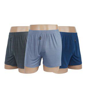 크레샤르 남자 인견 트렁크 댄디22 사각팬티 3매세트