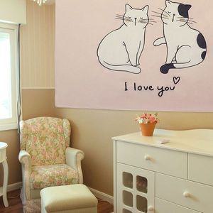 대형 패브릭 포스터 고양이 L W83EC8C