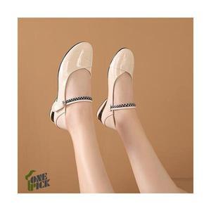 원더맨 여자 데일리룩 신발 단화 플랫 낮은 진피 빅사이즈 소프트킵 굽 깊이 구두 에나멜 봄가을 KUK1