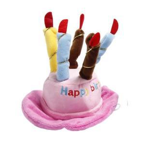 [IXHIOL24_4B]고양이 애견 생일모자 랜덤발송1개