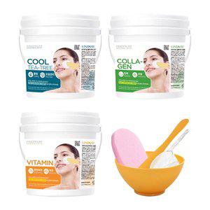 [기타]린제이 프리미엄 모델링팩 820g+팩도구+클렌징해면 홈에스테틱 5종 (3종 택1)