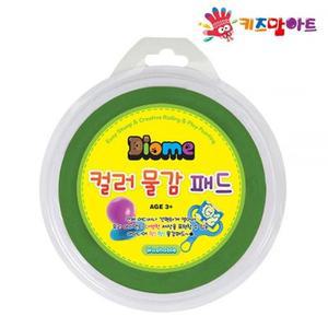 [MENJ133P_52GP]미술놀이 디오메 컬러 물감 패드 (초록)