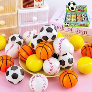 수퍼 러버볼 탄성공 점핑공 탱탱볼 소프트볼 12개입 실내놀이 장난감 유아용 소근육 발달