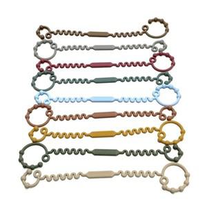 다목적 젖니가 남 장난감 병 홀더 실리콘 스트랩 유모차 높은 의자 QX2D에 대한 실용적이고 신뢰할 수있는