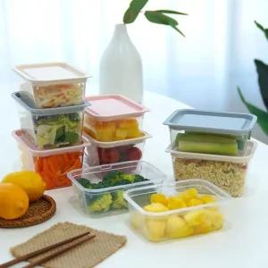 사각 전자렌지 냉동밥 도시락통 보관 용기 600ml 24개