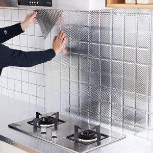 [HY63325I_55]방수 방유 알미늄 주방타일 시트지 60x500cm