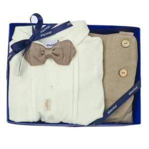 [갤러리아] (압소바출산,백일,돌,귀여운유아복선물,아기정장세트)가모프정장오버올세트(A25-21202)