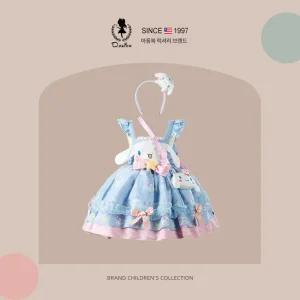 시나모롤 코스프레 산리오 의상 원피스 옷 할로윈 드레스 코스튬