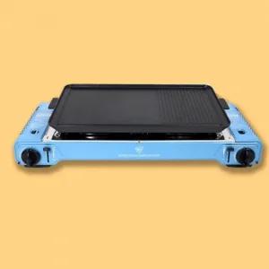 야외용가스렌지 세트 캠핑렌지 전용불판 야외용가스버너 캠핑용버너 2개의