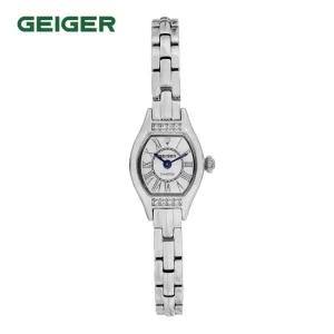 가이거(GEIGER) 여성 다이아 포인트 메탈 워치 GE1271WT