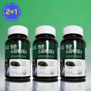 닥터포이 청춘 스피루리나 요산 엽록소 영양제 180정 3개