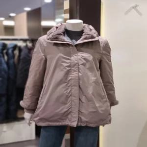 [트리아나] 소고 워머넥 밍크 안감토끼털 거위패딩TI4FA08