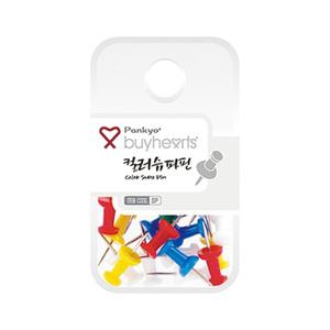 바이하츠 컬러슈파핀(SP) 1통 장구핀 칼라압정 압핀
