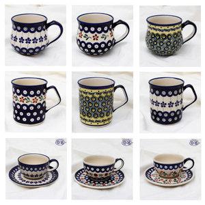 자크라디 폴란드 머그컵 커피잔/그릇/찻잔 세트/머그