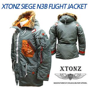 엑스톤즈항공점퍼 N3B 남성패딩 패딩 항공점퍼 시즈 자켓 겨울점퍼 밀리터리 야상 미군 블루종