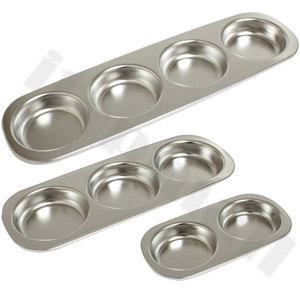 진성 스텐 양념 식판 2구 3구 4구 반찬 안주 접시 간식 그릇