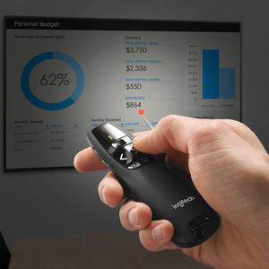 [국내정품] 로지텍코리아 R400 레이저 포인터 포인트 무선 프리젠터 PPT 피피티 리모컨