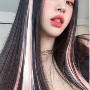 컬러피스 브릿지 붙임머리 헤어칼라 포인트 붙임머리가발