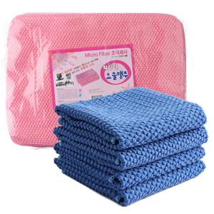 국산 최신형 요술행주(중) 40x 30cm - 5장 |  초극세사 행주 걸레 세차 청소 주방용품