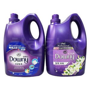 다우니 퍼플 4L 화이트티 릴리향 고농축 섬유유연제