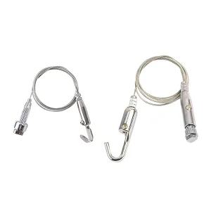 천장레일용 액자걸이 와이어 원터치세트