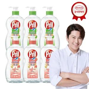 프릴 맑은식초 700mlx6개 주방세제