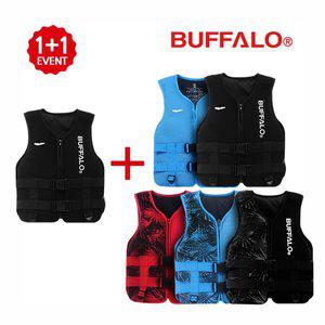 [버팔로] 네오프렌 구명조끼 2EA-리얼블랙