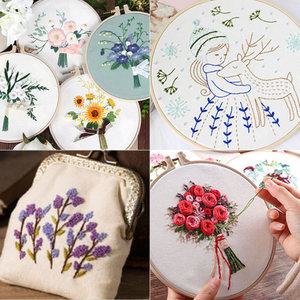 프랑스자수모음 수예 DIY세트 수틀포함 자수 도안