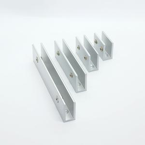 알루미늄브라켓8T98/돌출브라켓 미니간판 광고판 화장실안내판 복도표지판 아크릴표찰 벽부착표찰