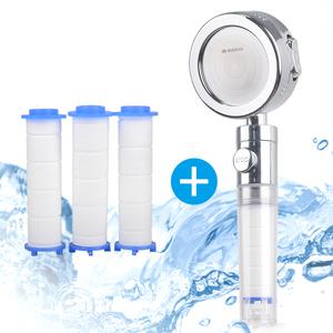 미리내 3단 온오프 수압상승 샤워기 + 정수필터 3개세트