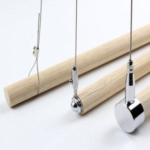 천장 와이어행거 행잉스트랩 행거만들기 원목 옷걸이 매장 와이어우드 옷봉 천장걸이