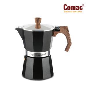 모카포트 우드 (E4) 3컵 [에스프레소/아메리카노/우유거품기/커피메이커/원두커피]